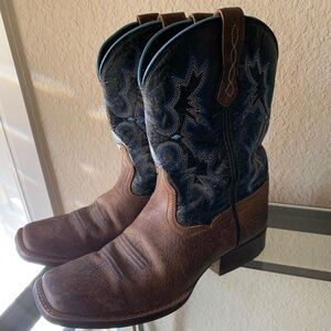 Ariat Youth Leather Western Boots Size 4.5